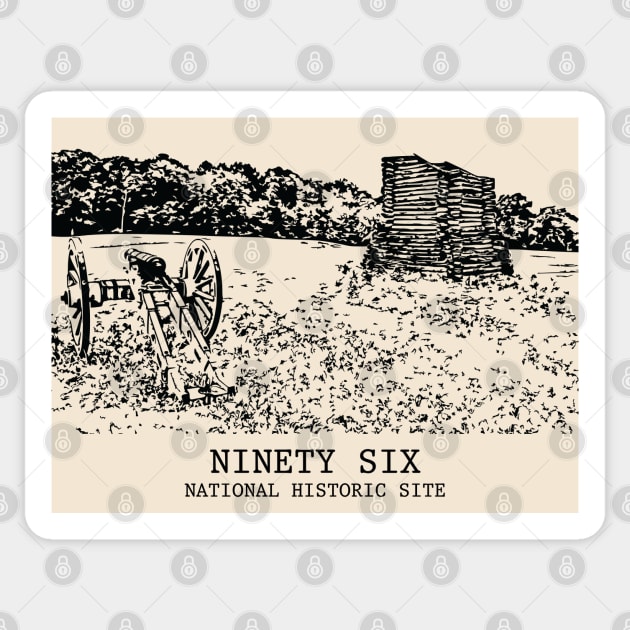 Ninety Six National Historic Site Sticker by Lakeric